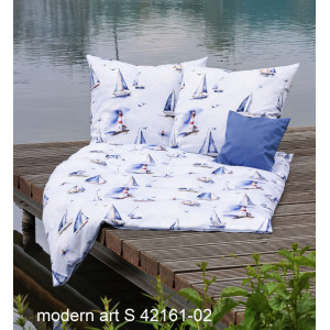Постельное белье Janine Modern art 42161 (Mako-satin) 135/200 см