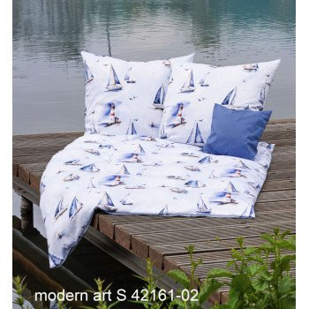 Постельное белье Janine Modern art 42161 (Mako-satin) 135/200 см