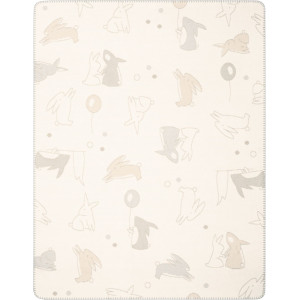 Плед детский Biederlack "Little Rabbits" 75/100 см.